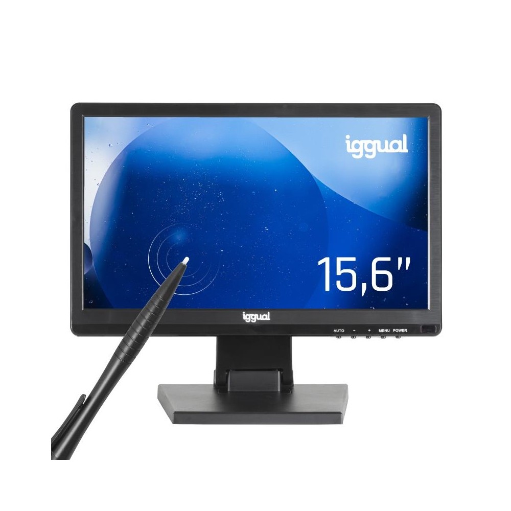 Iggual monitor táctil resistivo 15,6" 16:9 hd+