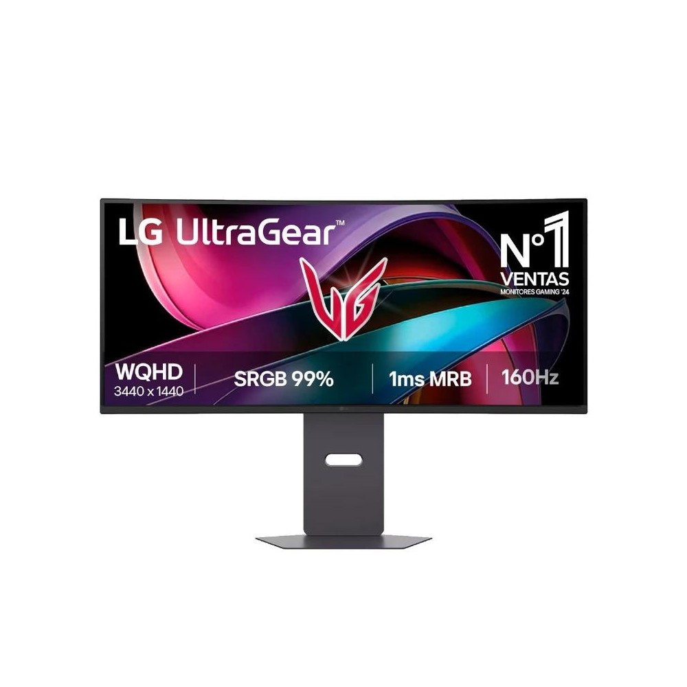 Lg 34g600a-b monitor34"wqhd 160h 1m dp hdmi aa cu