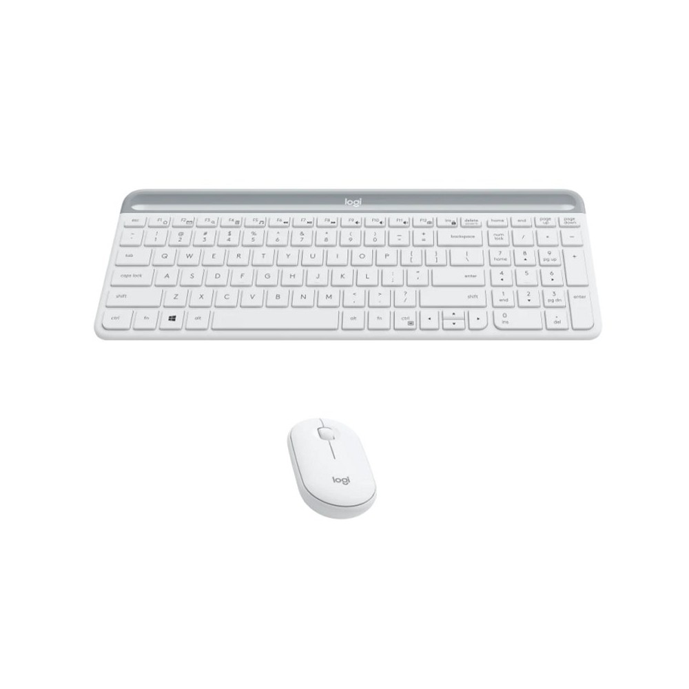 Logitech mk470 teclado+ratón inalambrico blanco