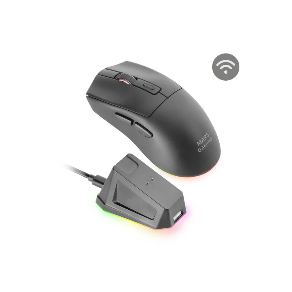 Mars gaming raton ultraligero mmt3 blanco