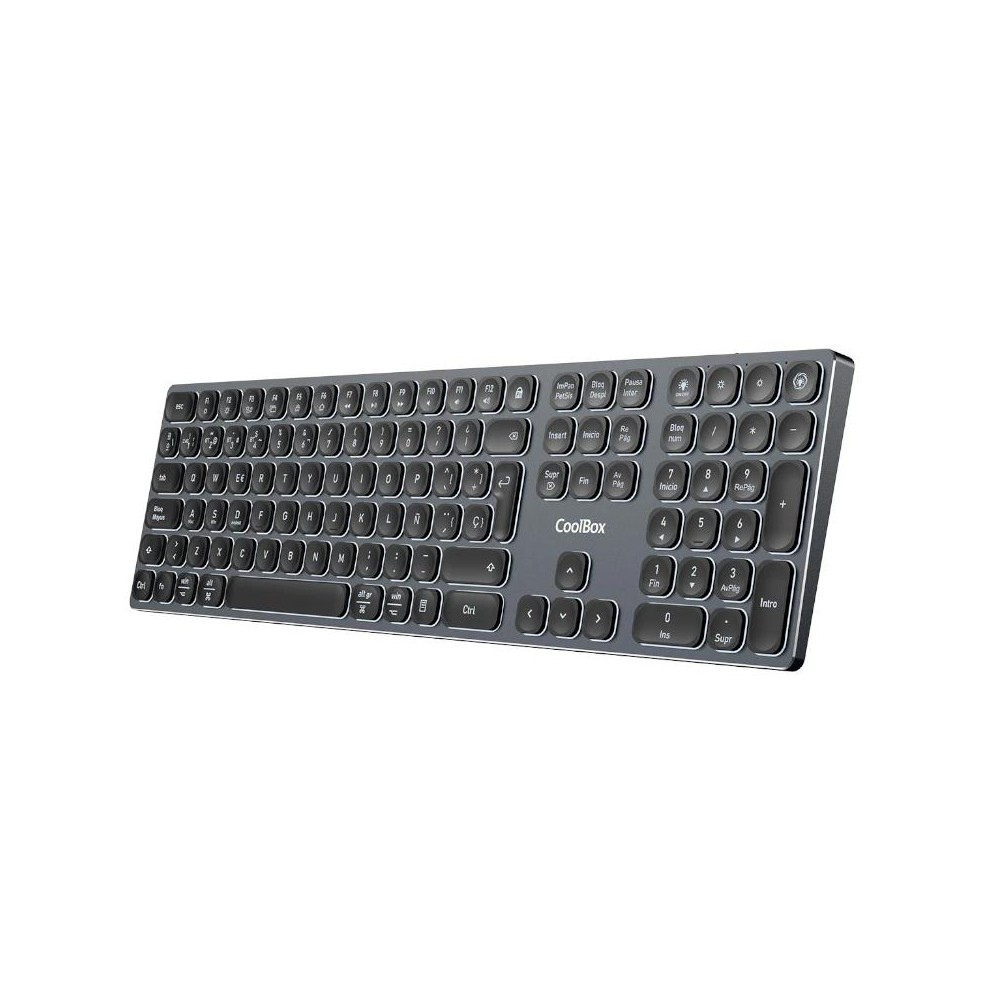 Coolbox teclado inal. retroil.moonlight b431 negro
