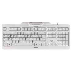 Cherry teclado+lector chip integrado (dnie) blanco