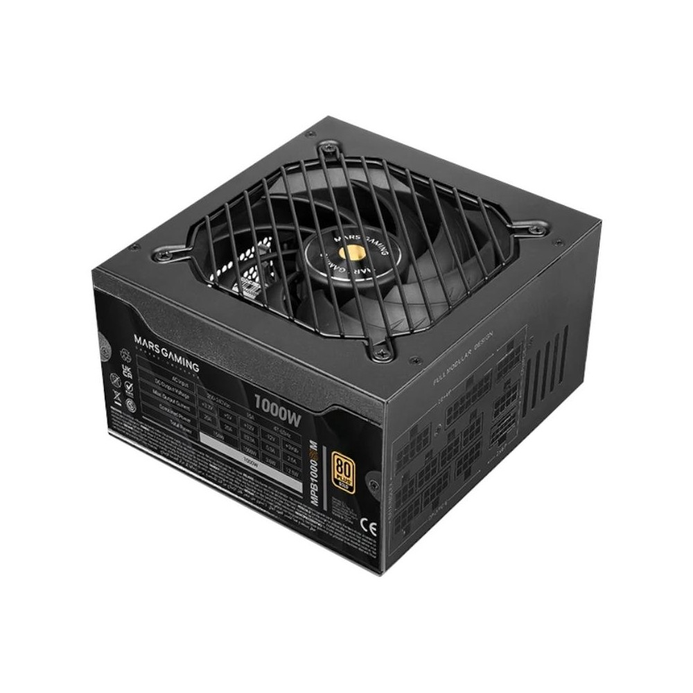 Mars gaming fuente alimen.1000w atx3.1 fullmod psu