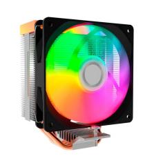 Coolbox gaming refrigerador cpu argb 4 heatpipes