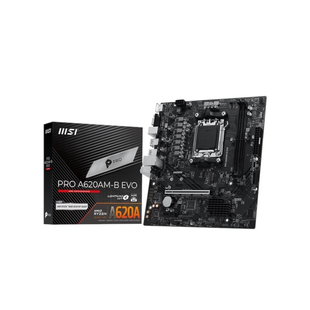 Msi placa base pro a620am-b evo matx am5