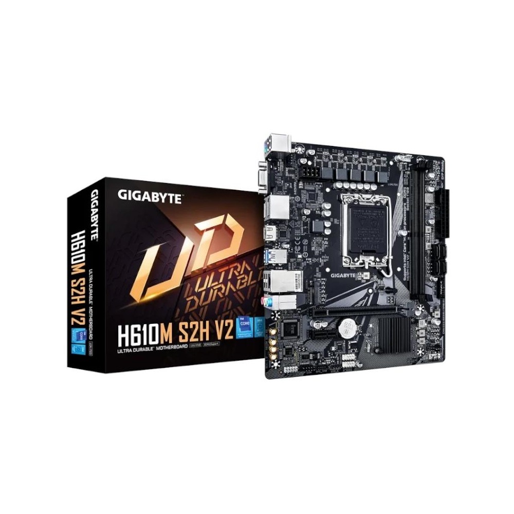 Gigabyte placa base h610m s2h v2 ddr5 matx 1700