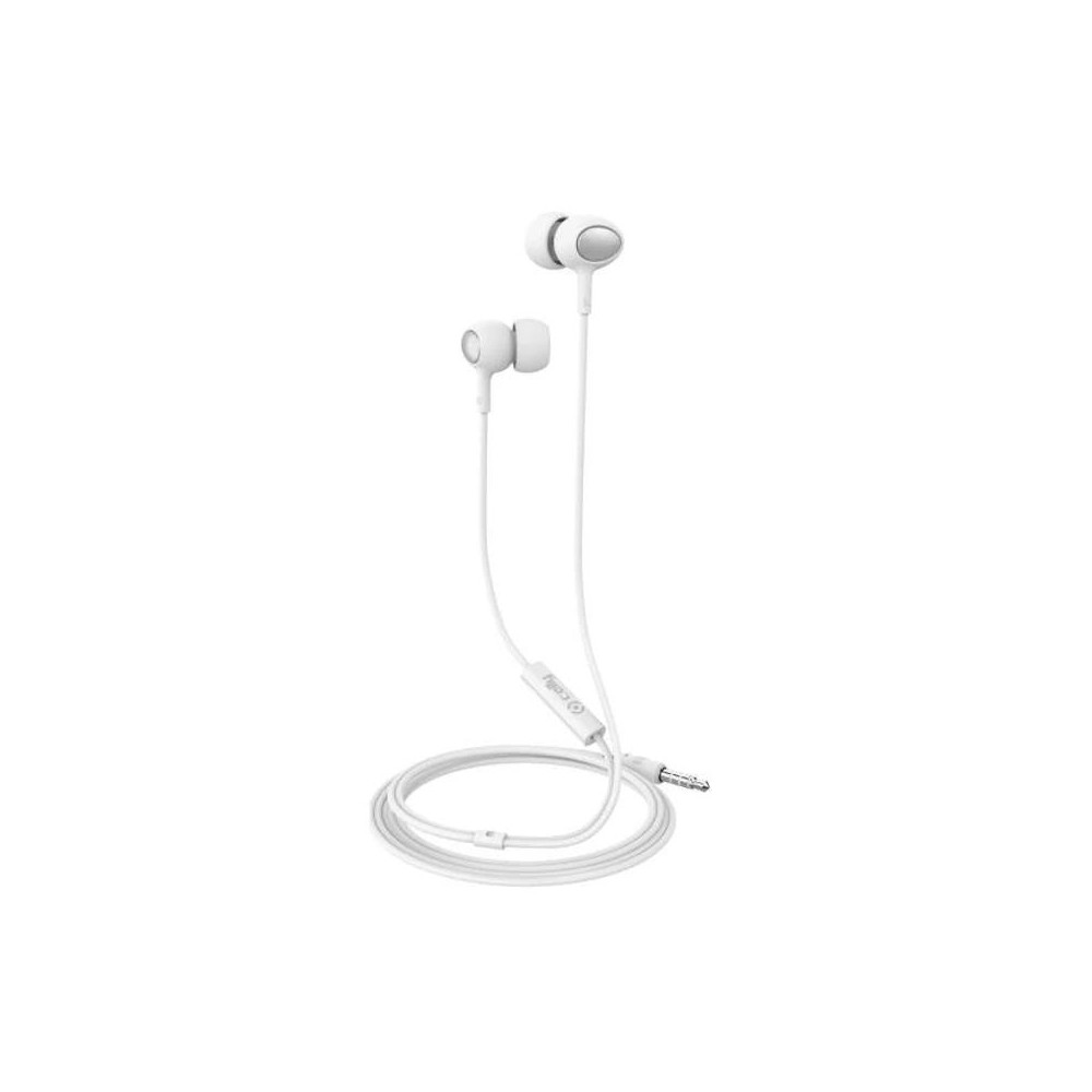 Celly auriculares con micrófono jack 3.5 st negro