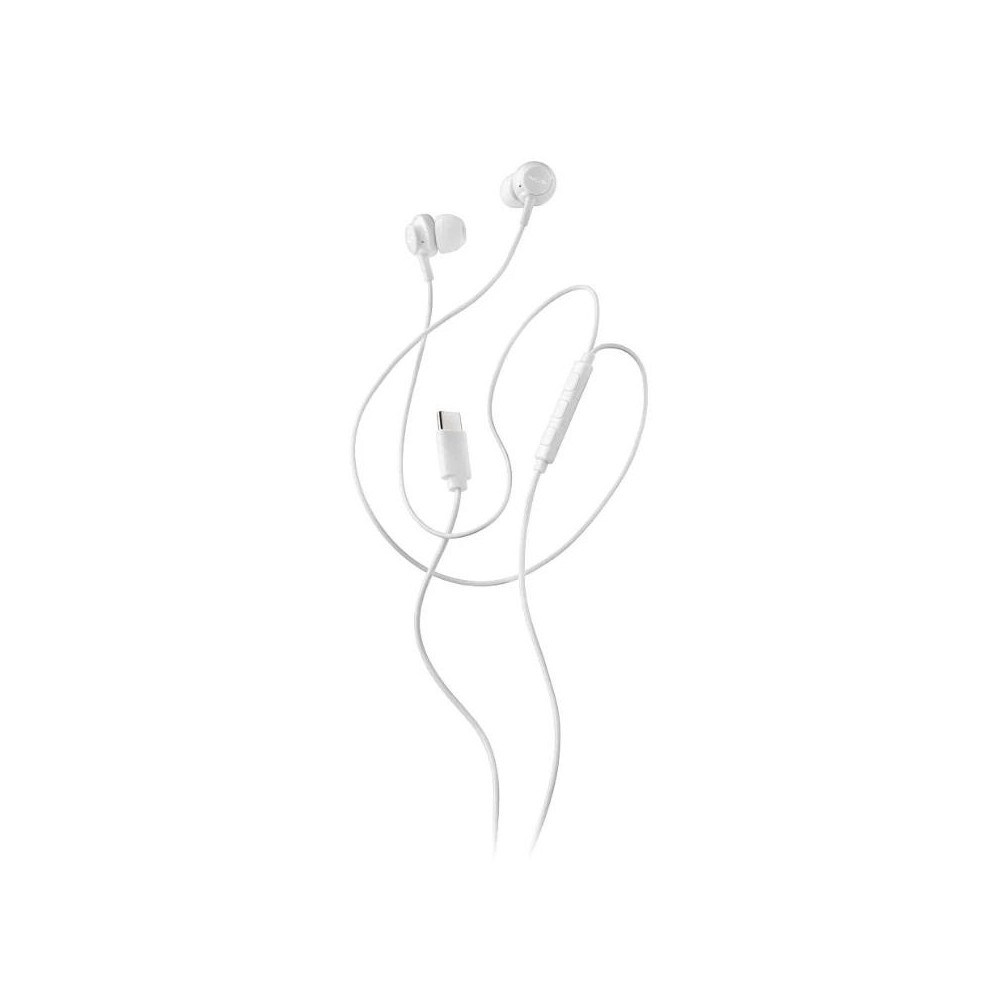 Ngs auricular blanco estéreo usb-c con cable