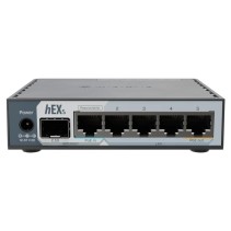 Mikrotik e60iugs hex router 5xgbe poe-i/o 1x2.5sfp