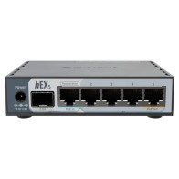 Mikrotik e60iugs hex router 5xgbe poe-i/o 1x2.5sfp