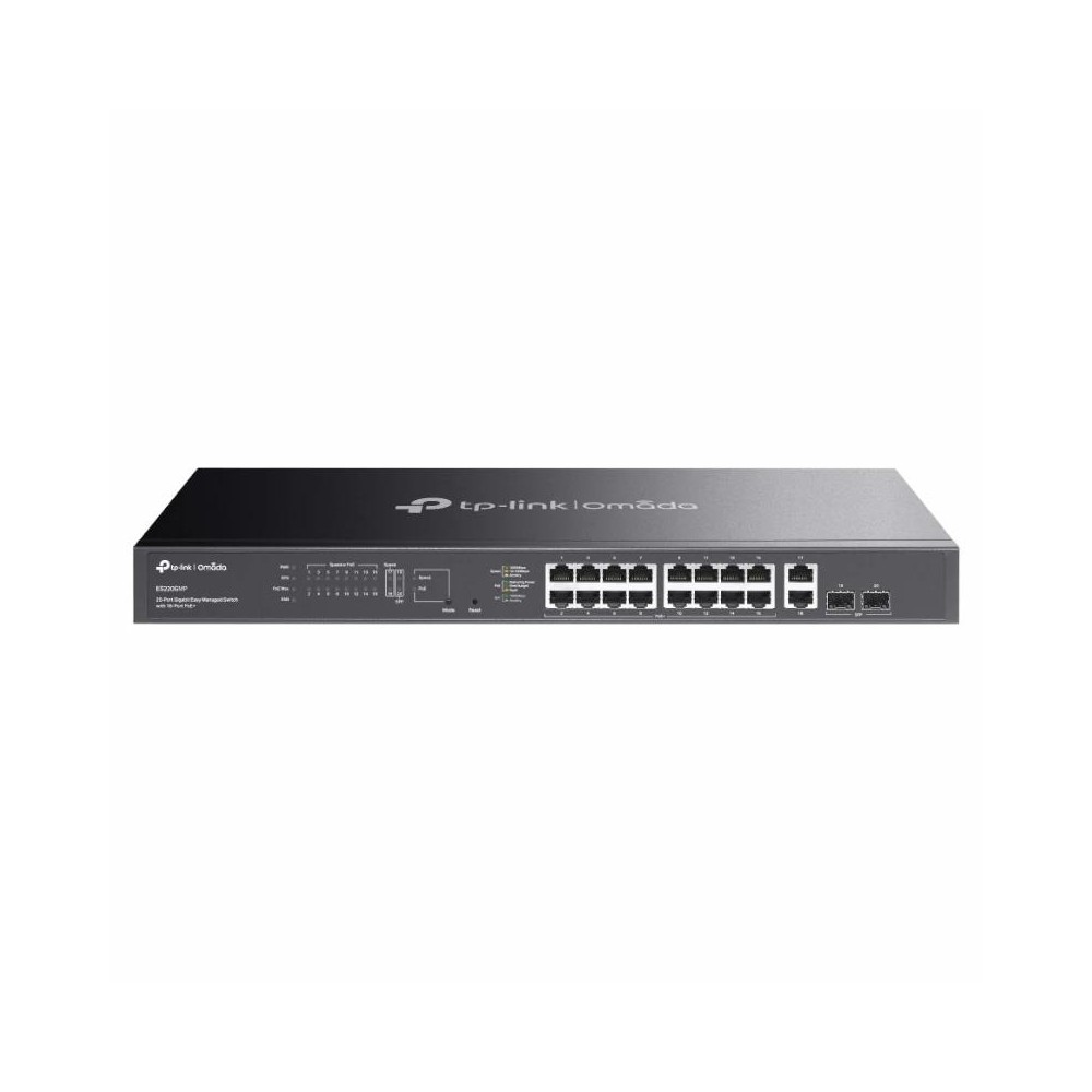 Tp-link es220gmp switch 16xg poe+ 2xg 2xsfp 250w