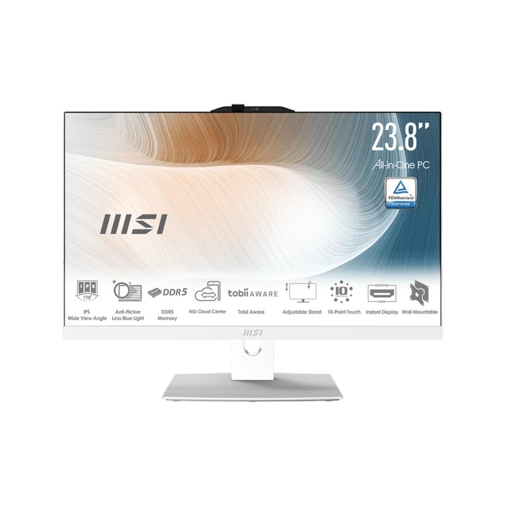 Msi am242p-2202eu i7-150u 16gb 512 dos 24" blanco