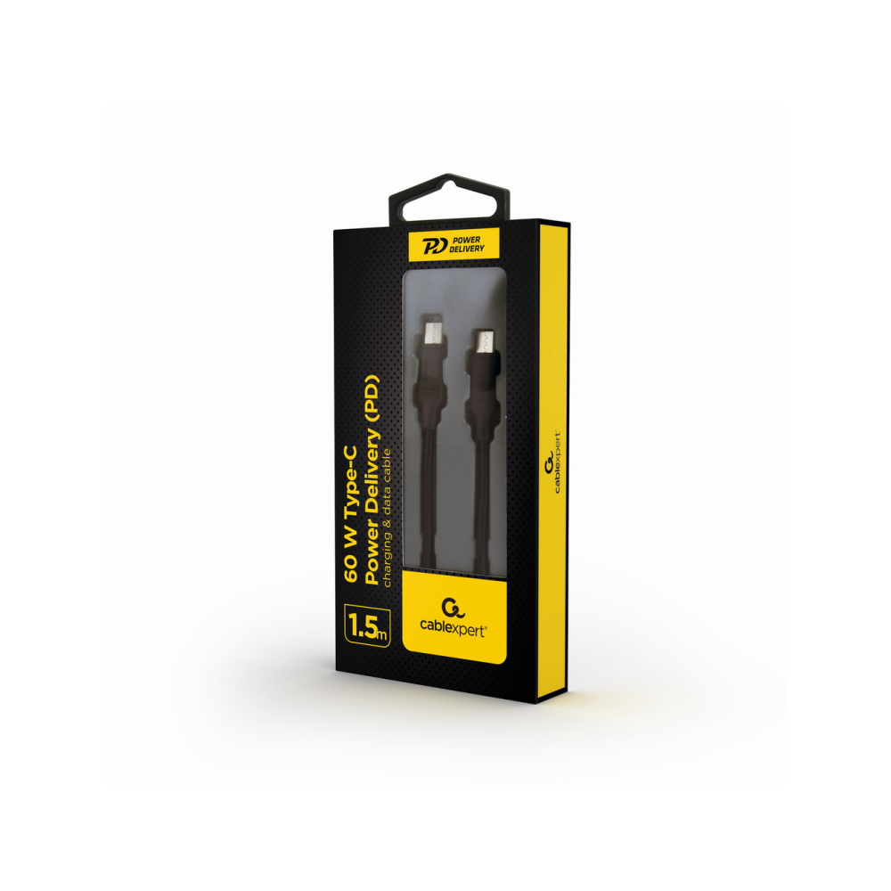 CABLE USB GEMBIRD TIPO C 2.0 MACHO MACHO 1,5M