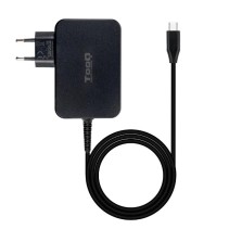 Tooq cargador portatil gan usb-c pd 90w negro