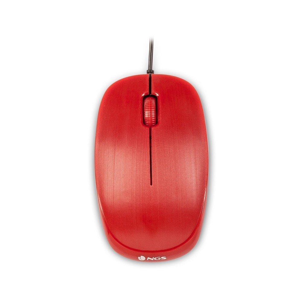 Ngs raton óptico redflame 1000 dpi rojo