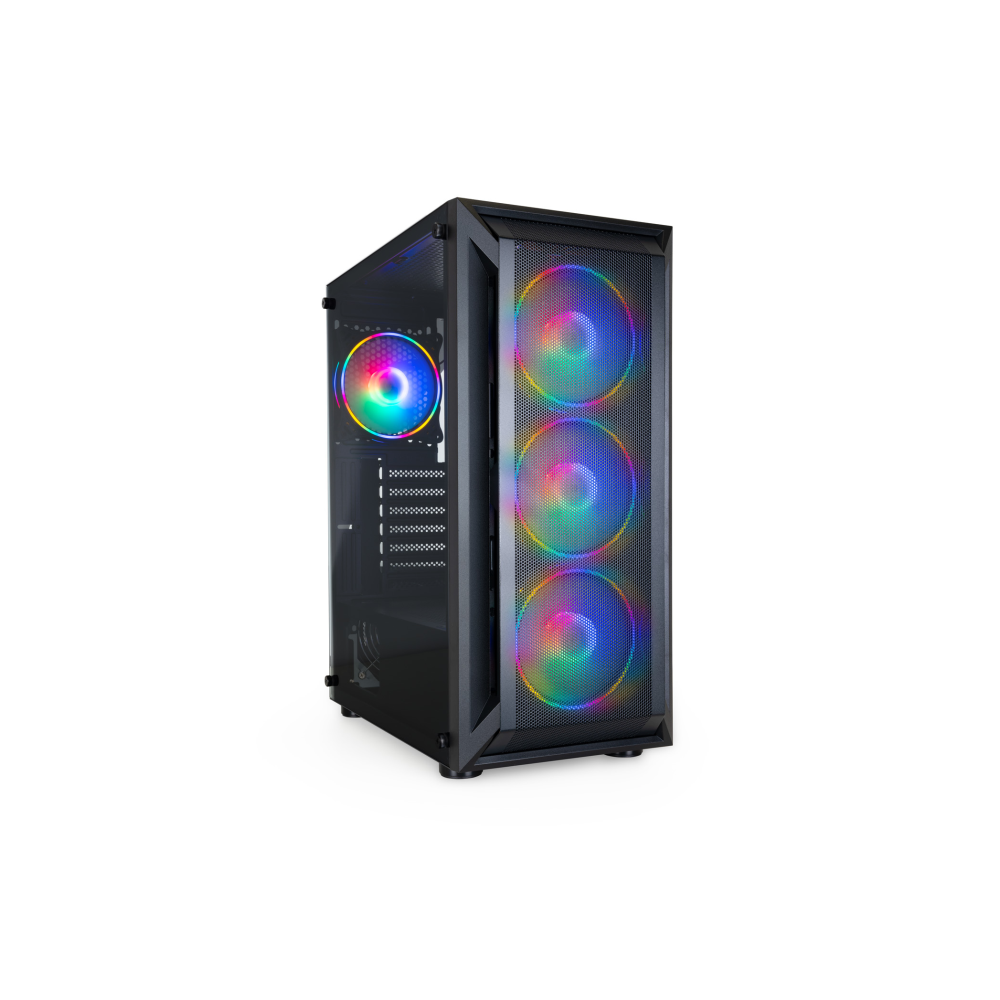 CAJA SEMITORRE GAMING TQGCC101-B "RAGNÄROK" NEGRA