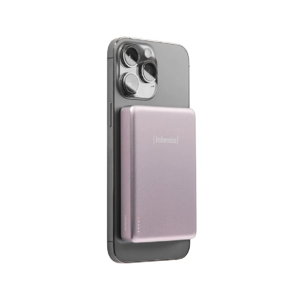 Intenso powerbank mw10000 magsafe rosado