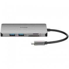 D-link dub-m810 hub usb-c 8 en 1 hdmi/eth/cardread 2