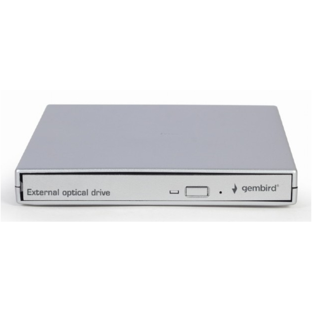 UNIDAD DE DVD USB EXTERNA GEMBIRD PLATA