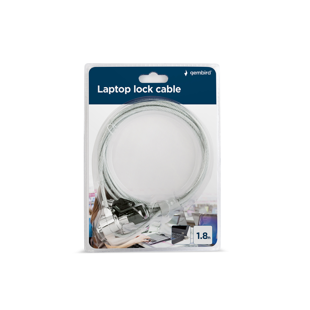 CABLE SEGURIDAD PARA PORTATIL GEMBIRD CON LLAVE