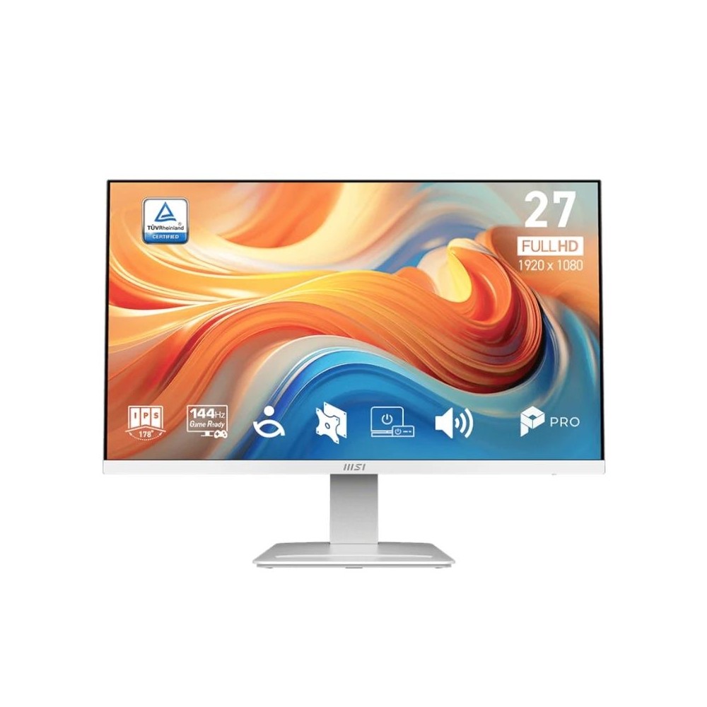 Msi pro mp273w e14 monitor 27" ips 144hz blanco