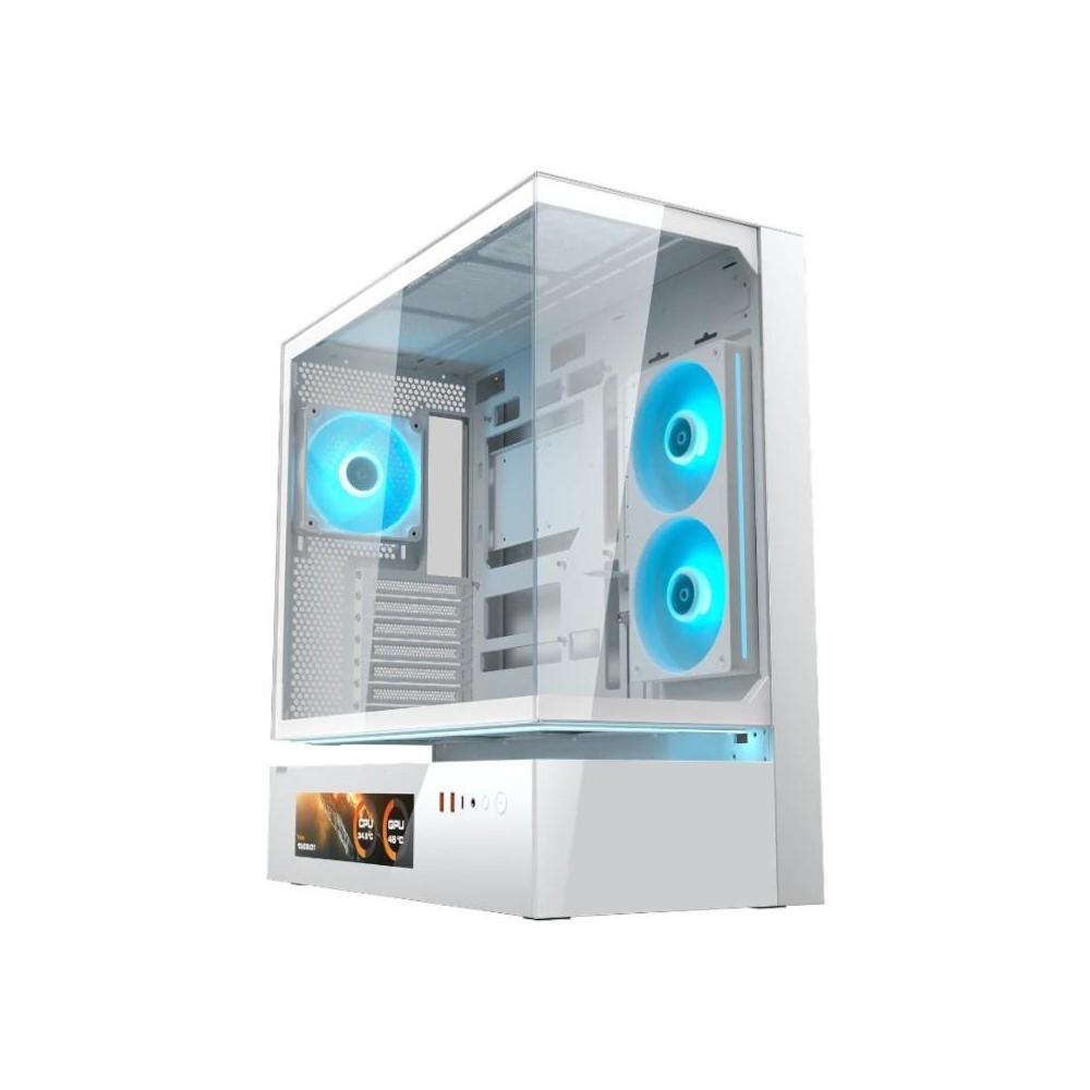 Cougar caja semitorre cfv235 vision white