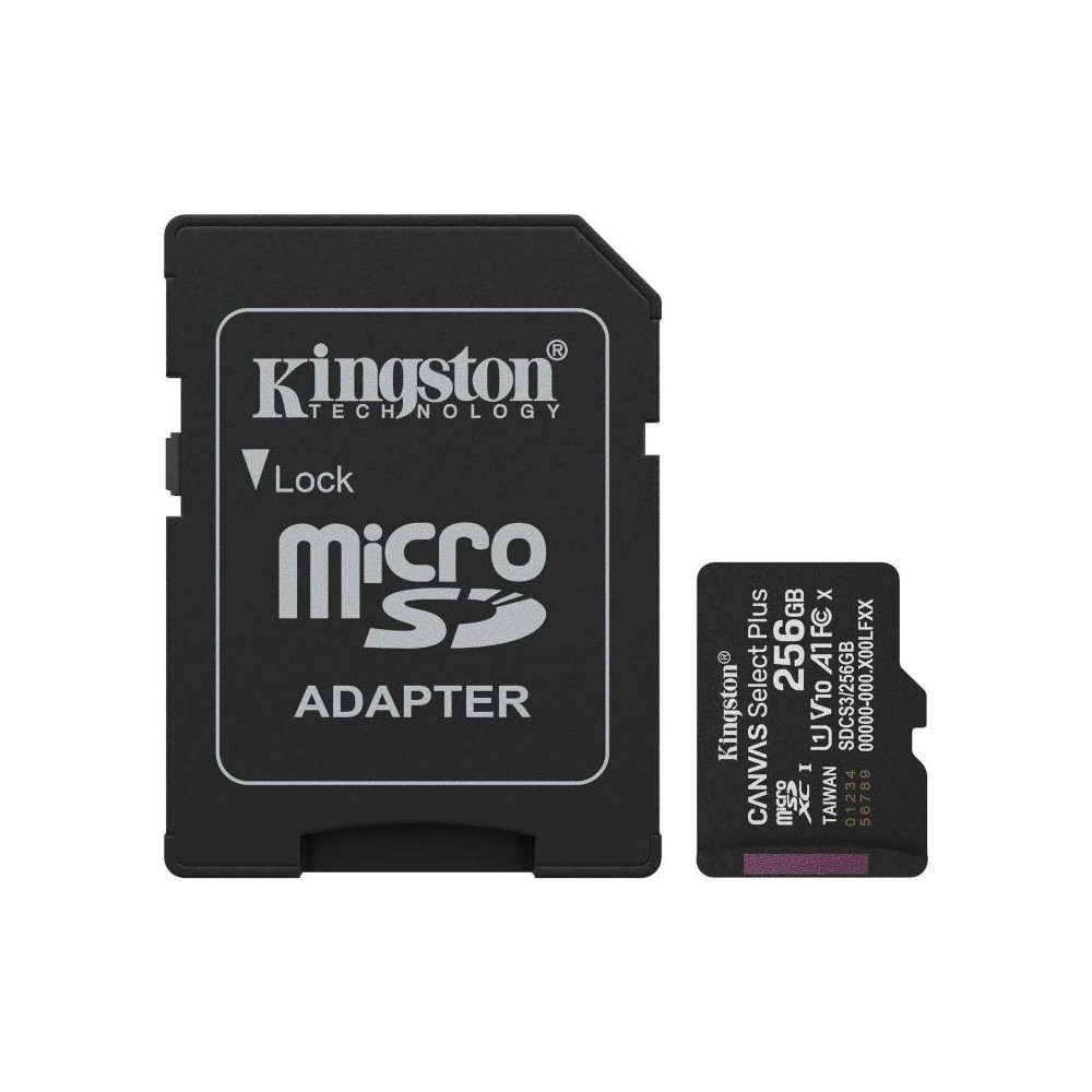 Kingston sdcs3/256gb microsdxc gen3 150mb/s a1