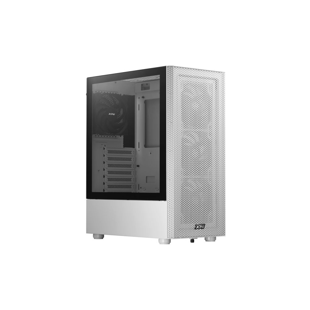 CAJA GAMING XPG MINI-ATX 4X120MM VENT WH SIN PSU
