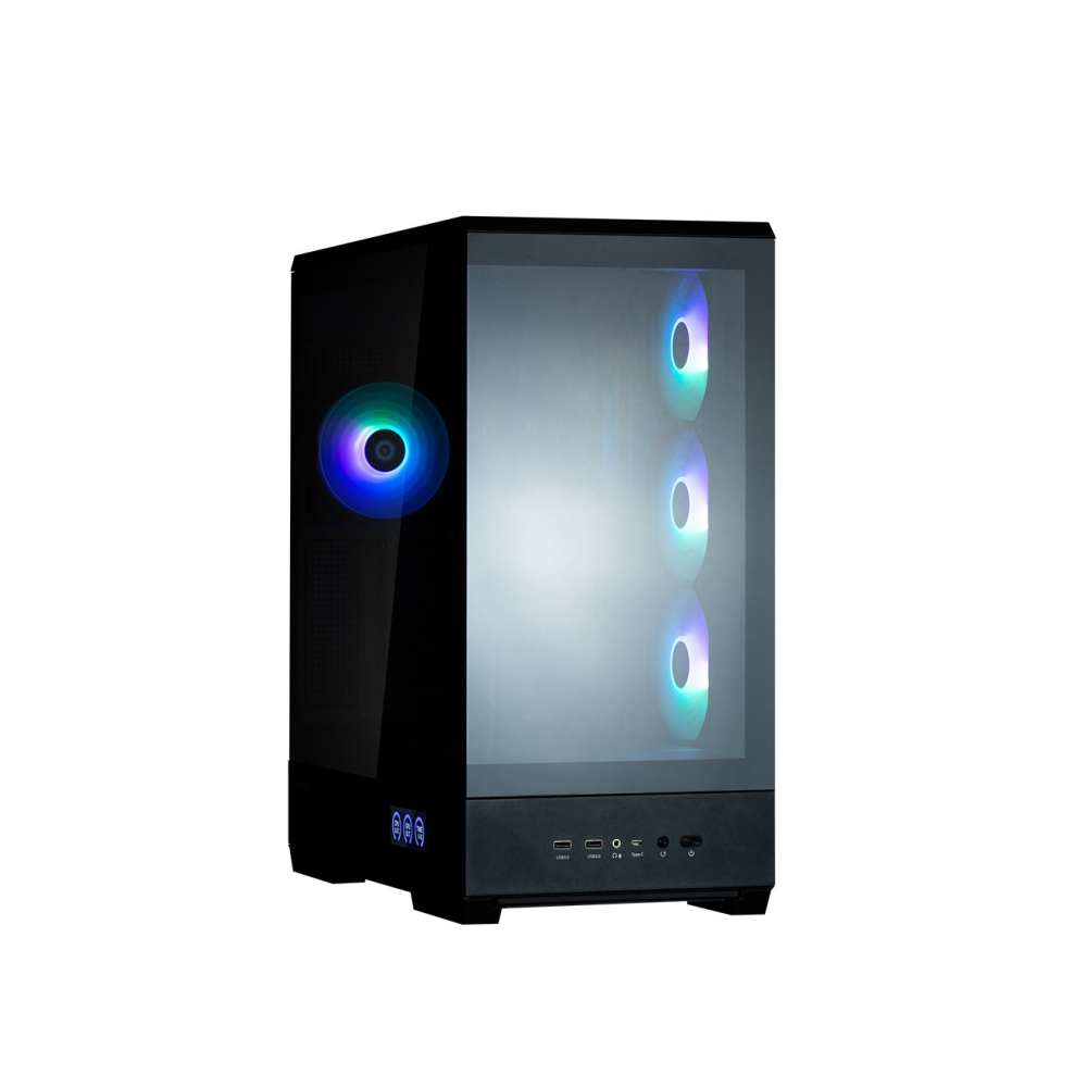 CAJA ZALMAN P50 DS ATX 4 XVENT 120MM ARGB 2XUSB 3.0 NEGRO S/N FUENTE