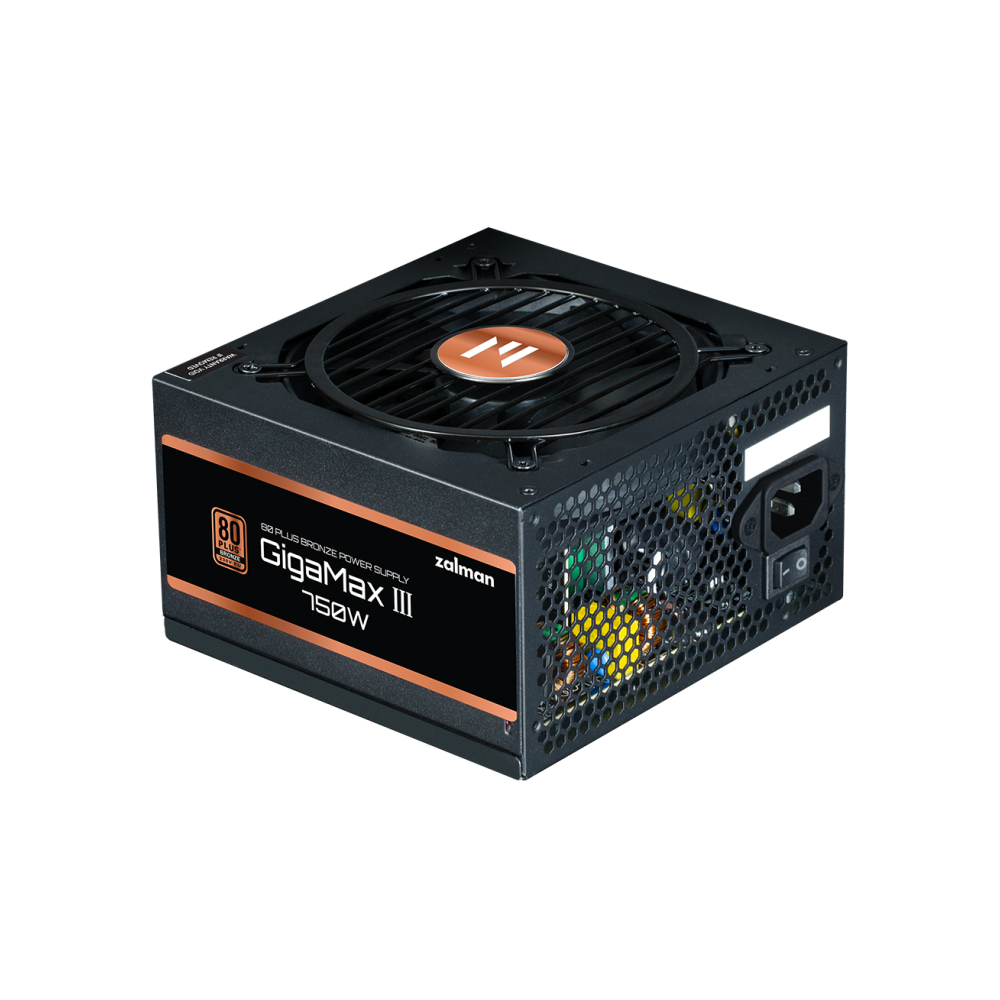 FUENTE DE ALIMENTACION ZALMAN GIGAMAXIII 750W 80 + BRONZE ATX NEGRO