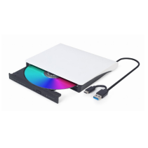 UNIDAD DE DVD USB EXTERNA GEMBIRD BLANCA