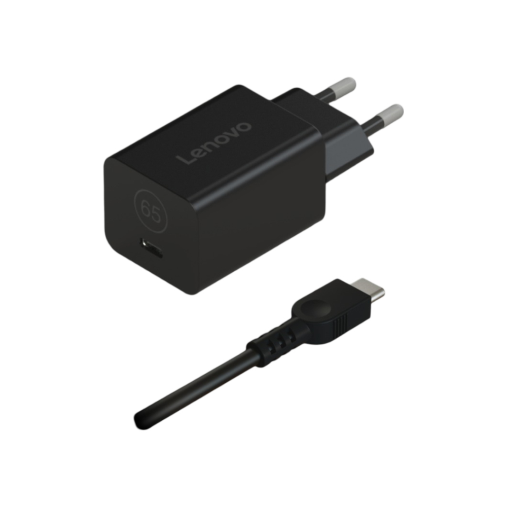 CARGADOR ADAPTADOR LENOVO TIPO-C 65W NEGRO