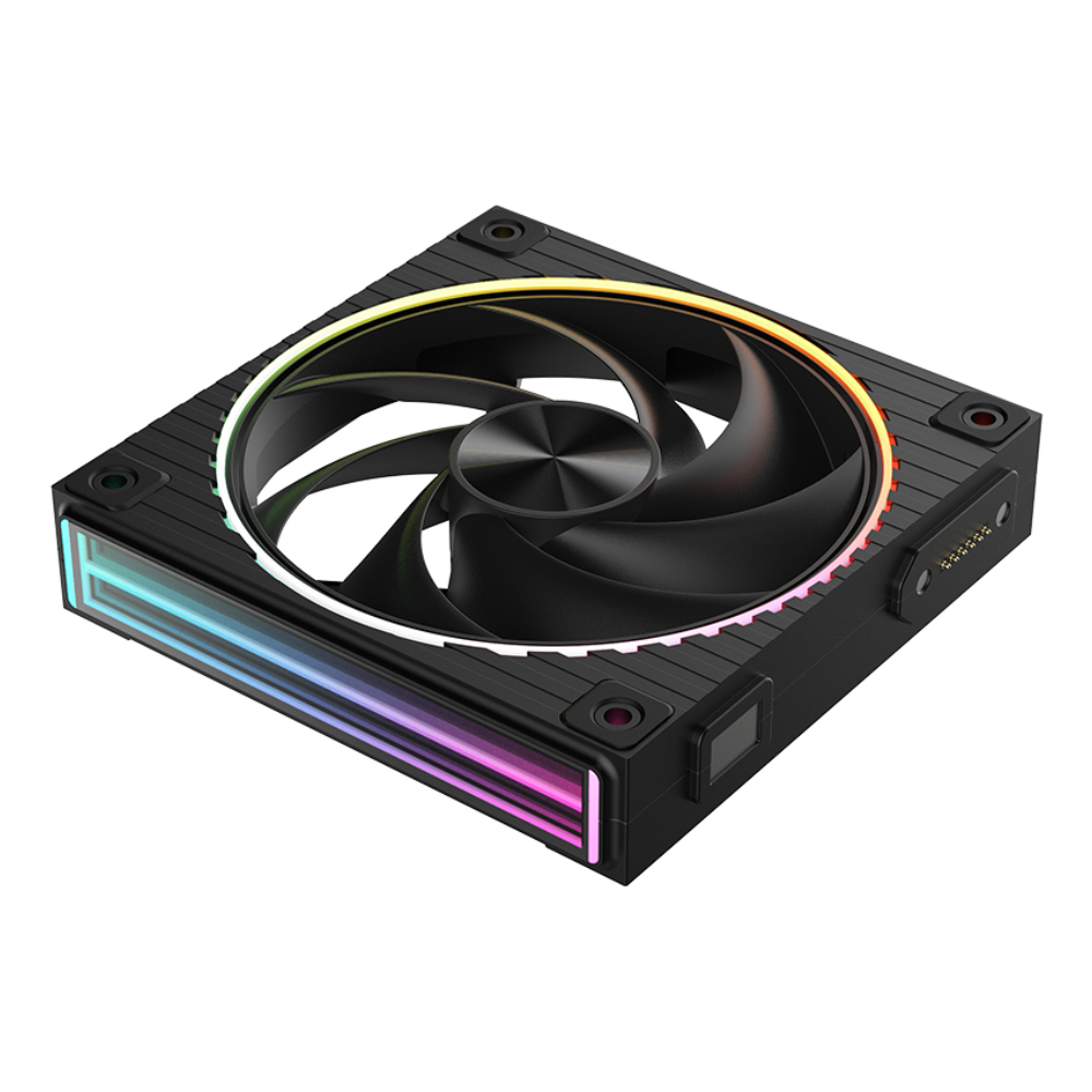 VENTILADOR ZALMAN ZM-DF120 BLACK ARGB 1X VENT 120MM