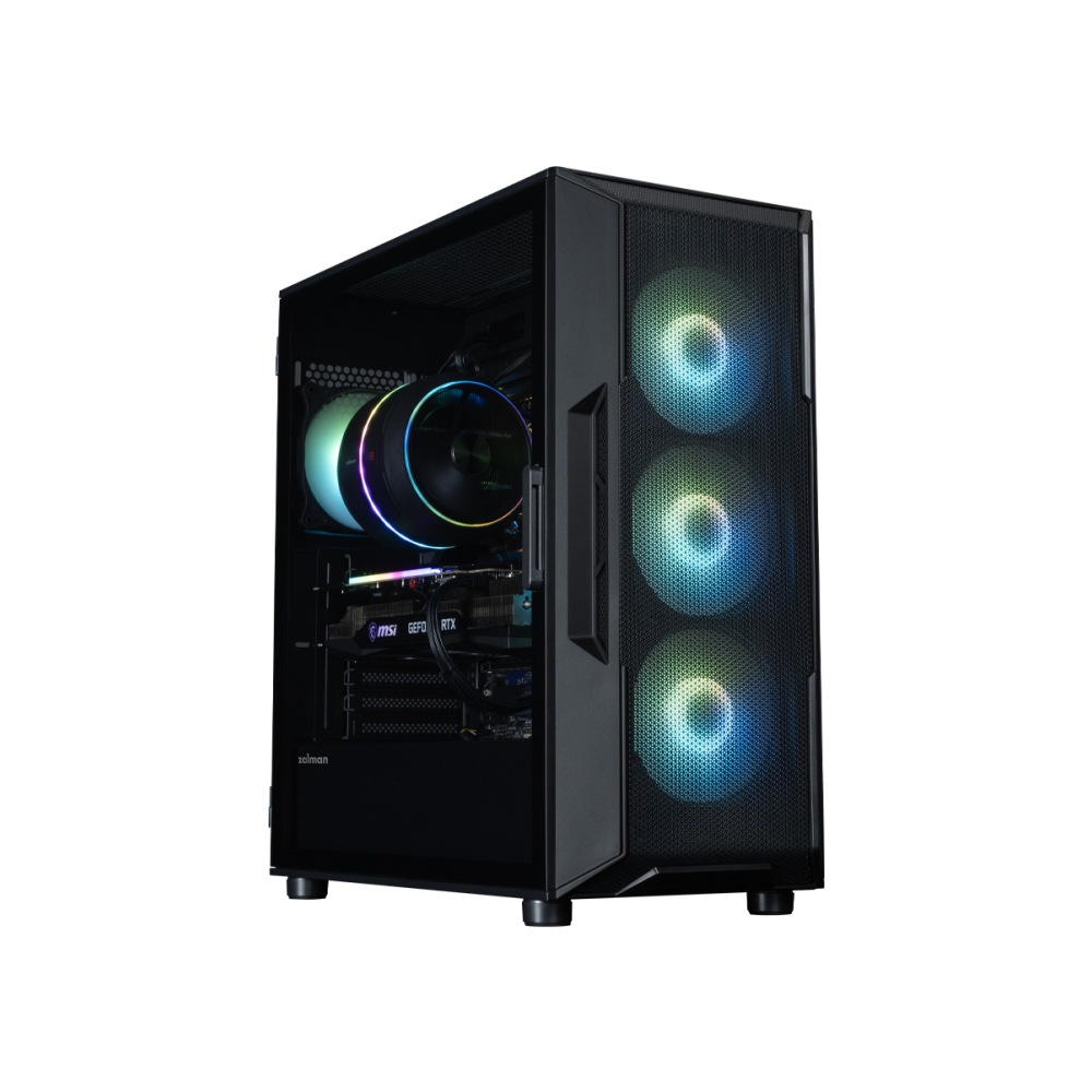 CAJA ZALMAN I3 NEO ARGB V2 ATX 4XVENT 120MM 2XUSB 3.0 NEGRO S/N FUENTE