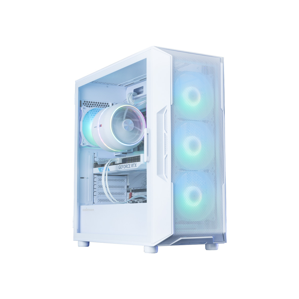 CAJA ZALMAN I3 NEO ARGB V2 ATX 4XVENT 120MM 2XUSB 3.0 BLANCO S/N FUENTE