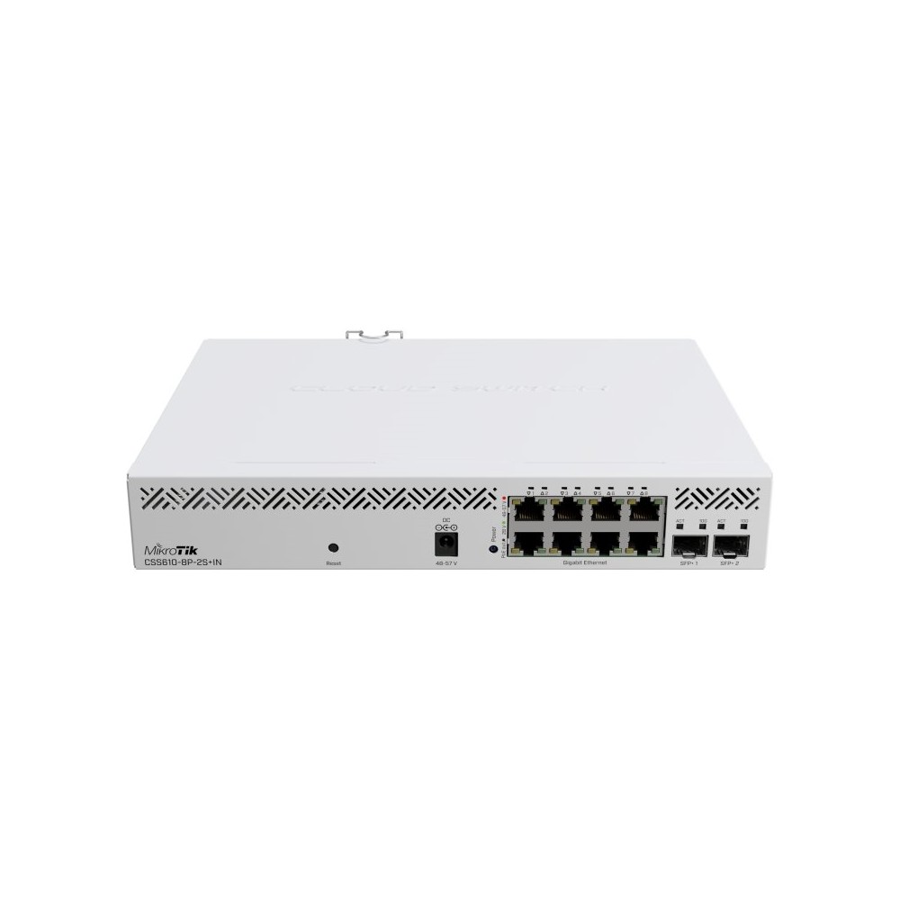 Mikrotik css610-8p-2s+in 8xgbe poe 2x10gb sfp+