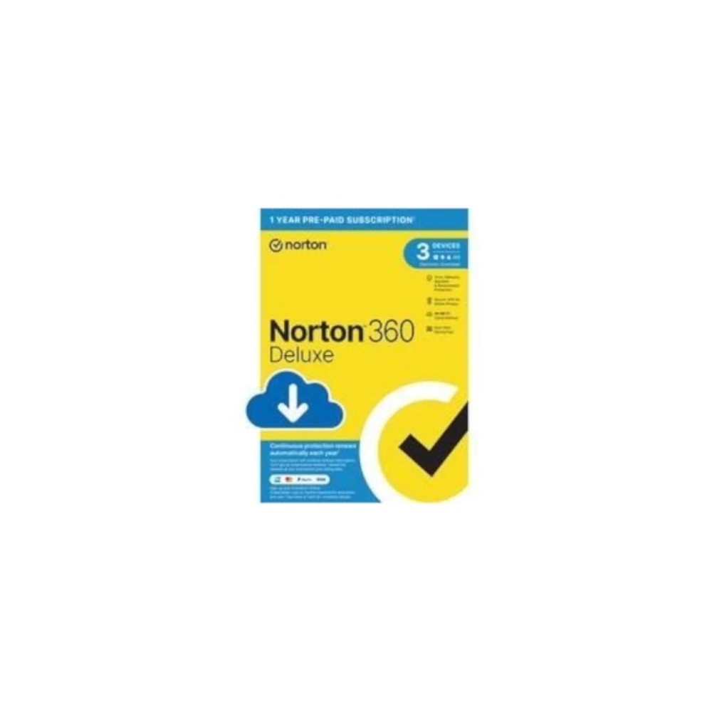 Norton 360 deluxe 25gb es 1u 3l/1a esd