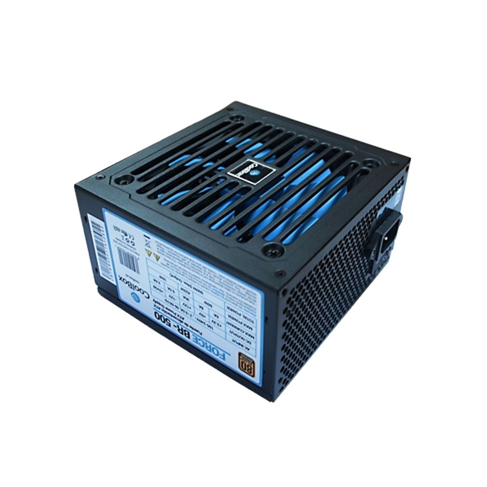 Coolbox fuente al. atx force-br500 bronze oem