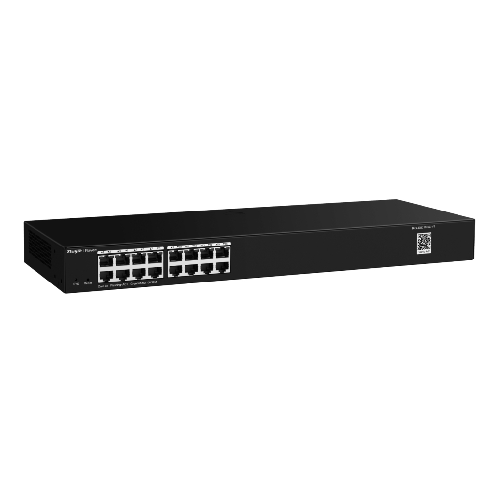 SWITCH RUIJIE MANAGED 16 PUERTOS GIGABIT