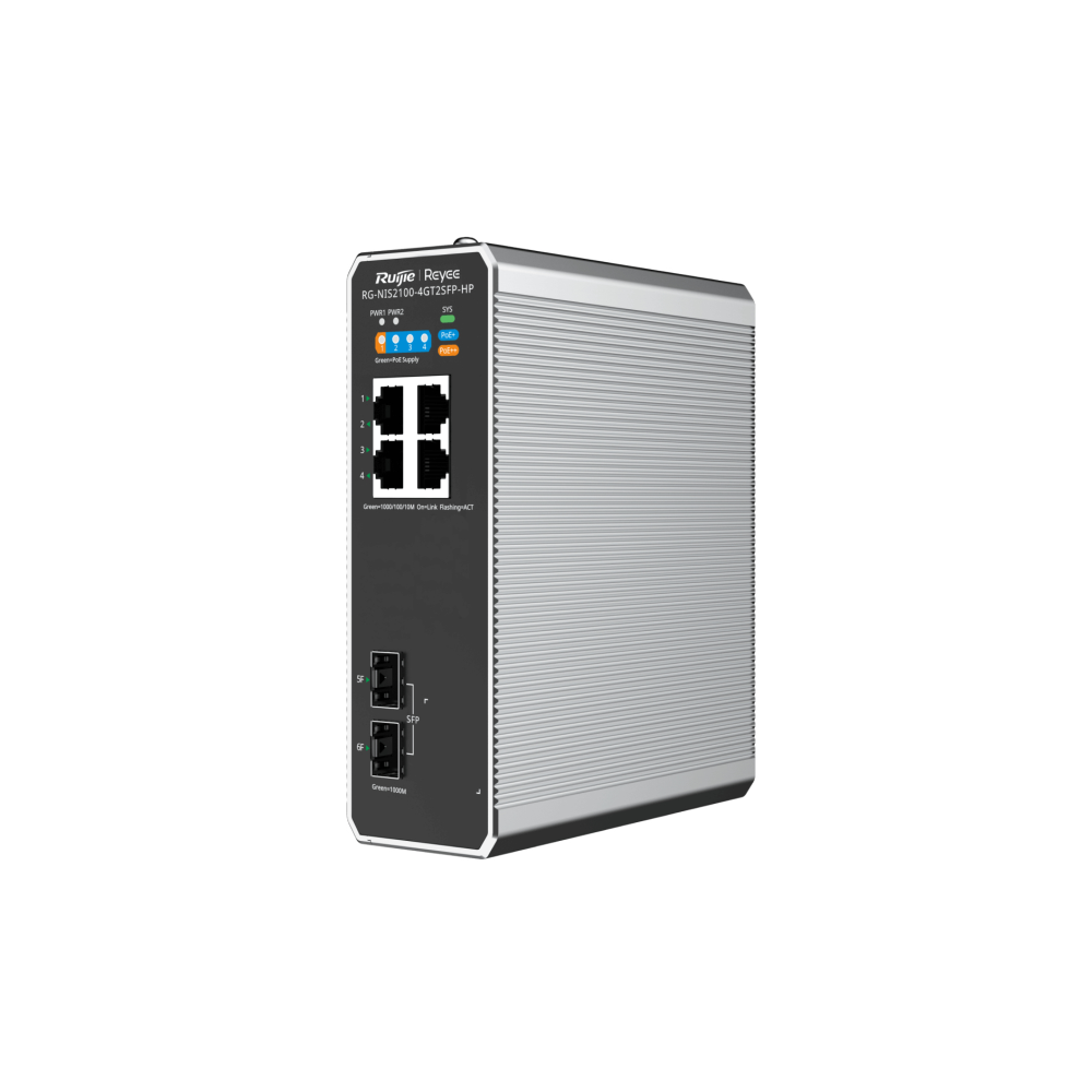 SWITCH INDUSTRIAL RUIJIE POE CLOUD CAPA 2