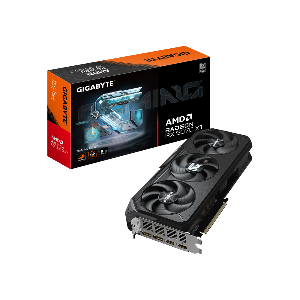 TARJETA GRAFICA GIGABYTE RADEON RX 9070XT GAMING OC 16G