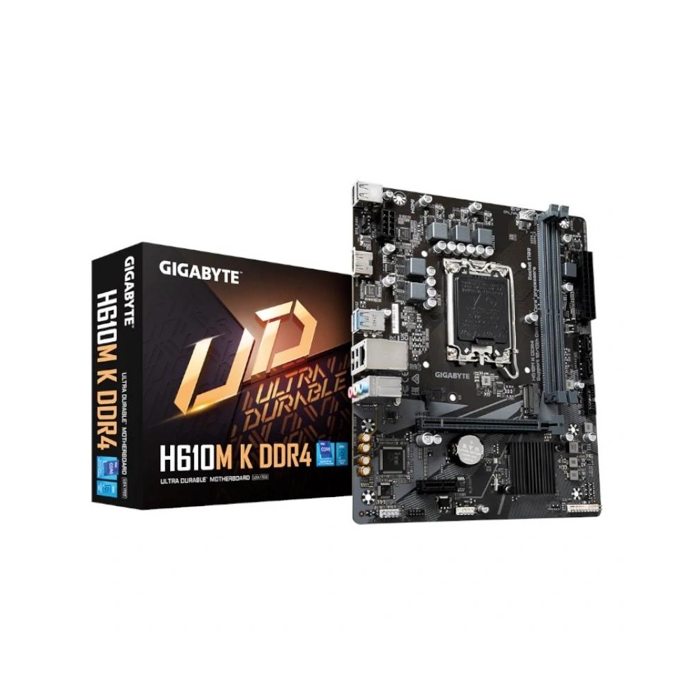 Gigabyte placa base h610m k ddr4 matx 1700
