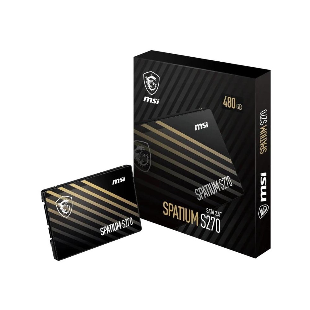 Msi ssd spatium s270 480gb 2.5" sata 3 6gbps