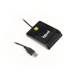 Iggual lector dni sip tarjetas id usb 2.0 negro