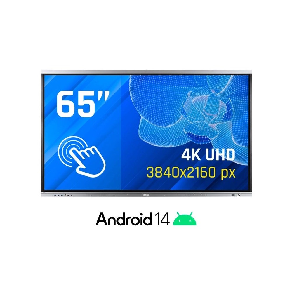 Iggual pantalla interactiva 4k orchid 65"