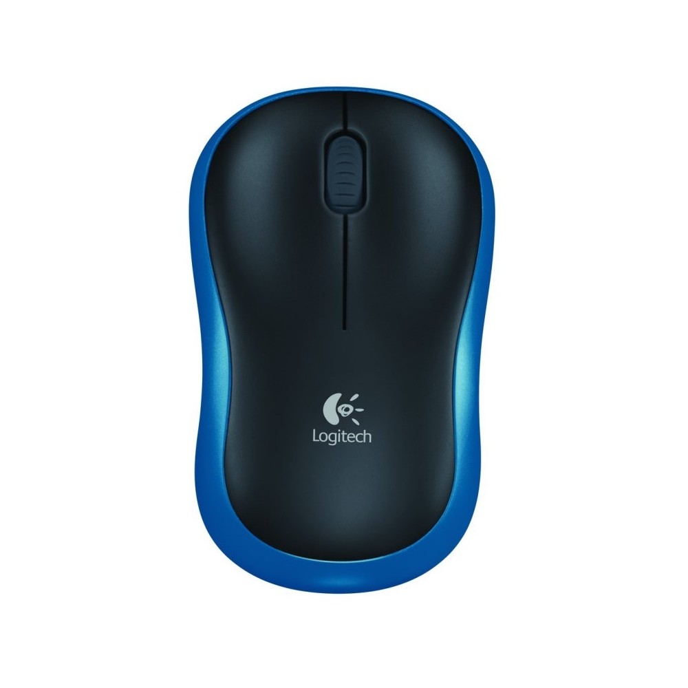 Logitech ratón inalámbrico m185 azul