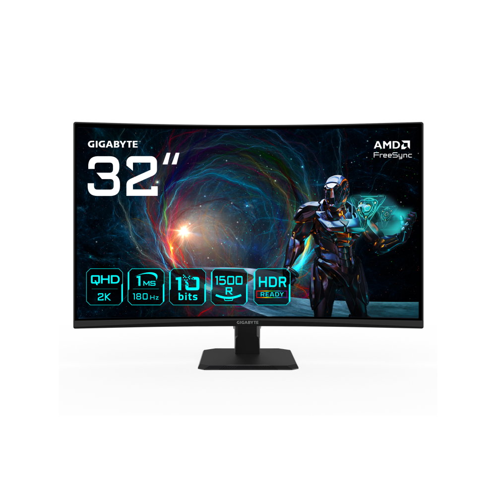 MONITOR GAMING GIGABYTE GS32QCA 31.5" 2560X1440 QHD