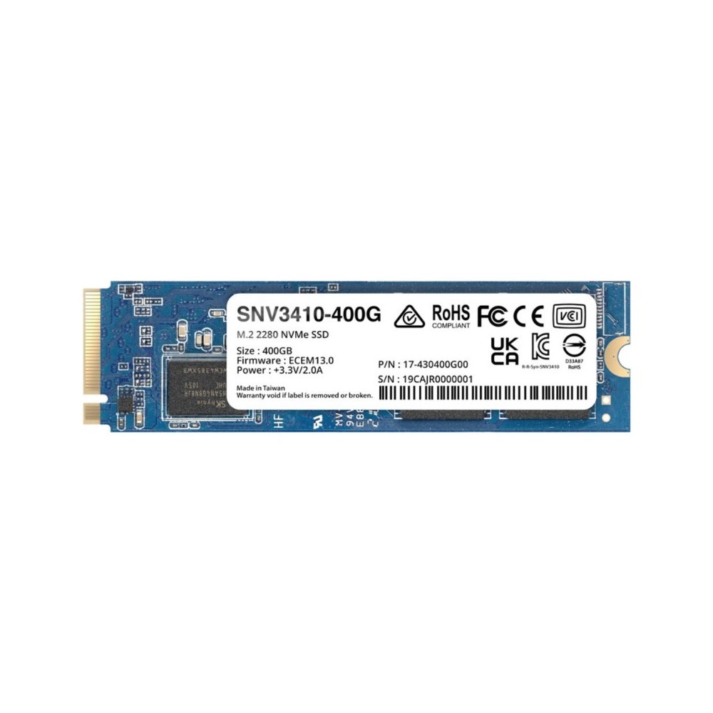 Synology snv3410-400g ssd nvme pcie 3.0 m.2 2280