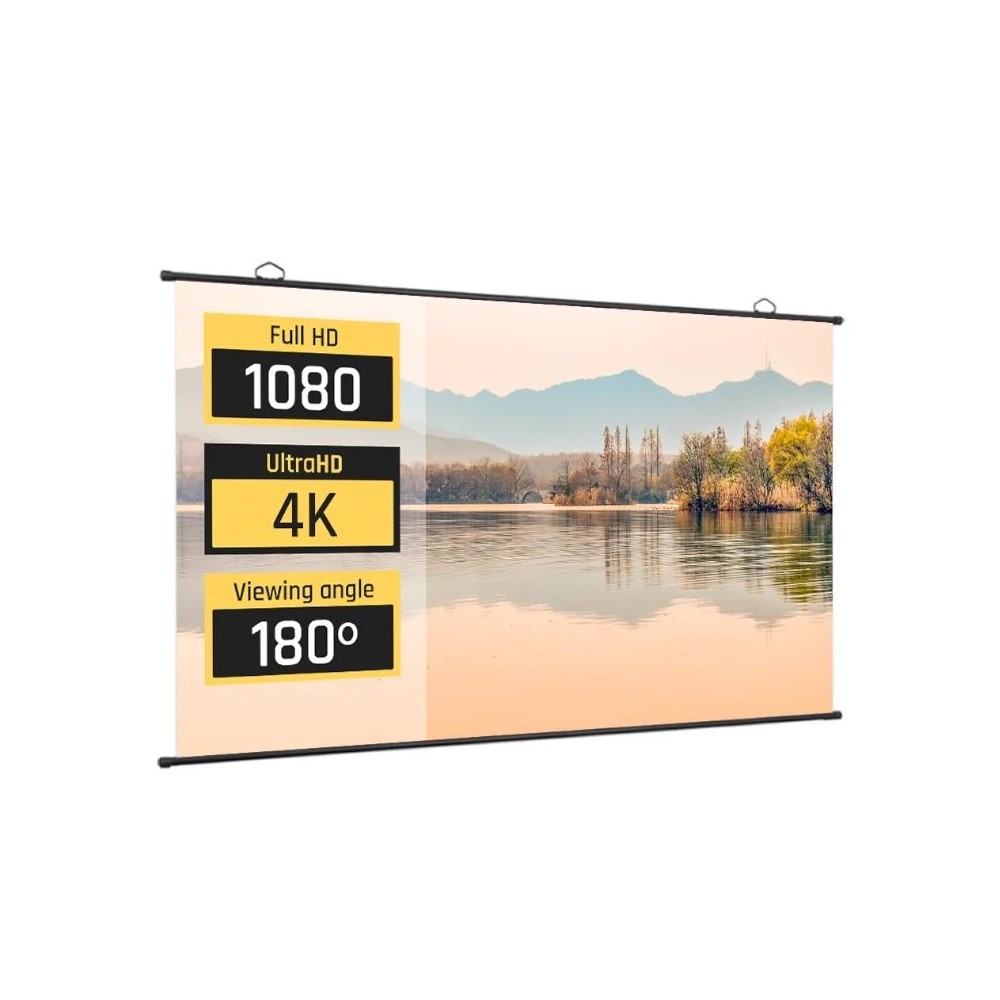 Iggual pantalla enrollable manual 100"16:9 pem100p