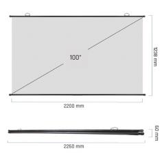 Iggual pantalla enrollable manual 100"16:9 pem100p 2